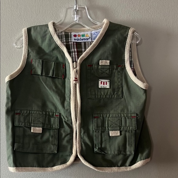 Miniwear Green Kids Vest - Picture 1 of 5